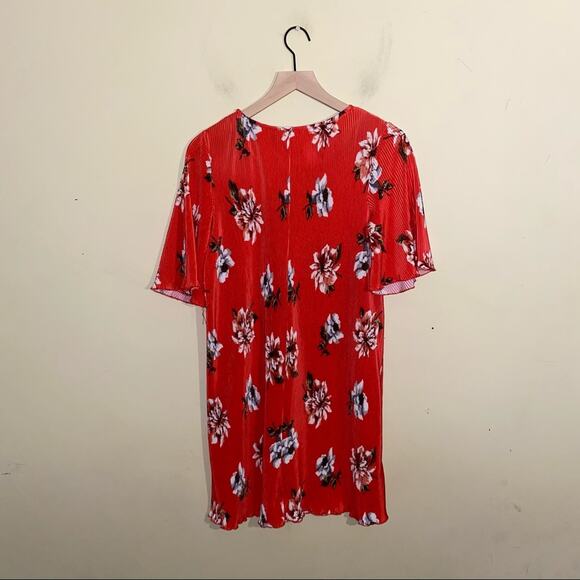 MANGO stretch floral shift dress XS - Picture 3 of 4